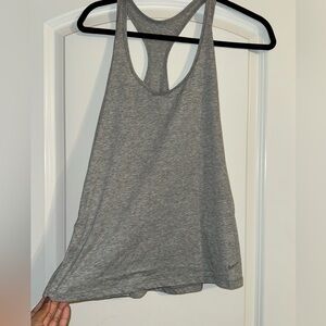 Nike Women's Gray Racerback Tank Top